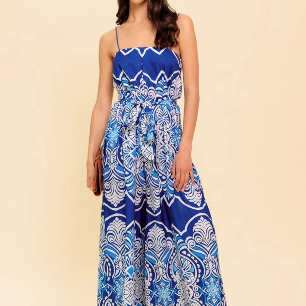 NEW FLYING TOMATO HIT THE BREEZE WOVEN JUMPSUIT